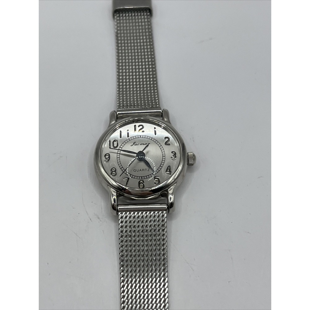 Jacmor Women's Quartz Watch Mesh Metal Band- New Battery - Picture 5 of 8